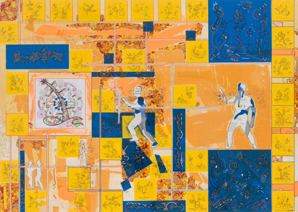 Alu Zoran DeVoCollage 84x119cm Detlef Vordenbäumen 2016 Foto Achim Kukulies