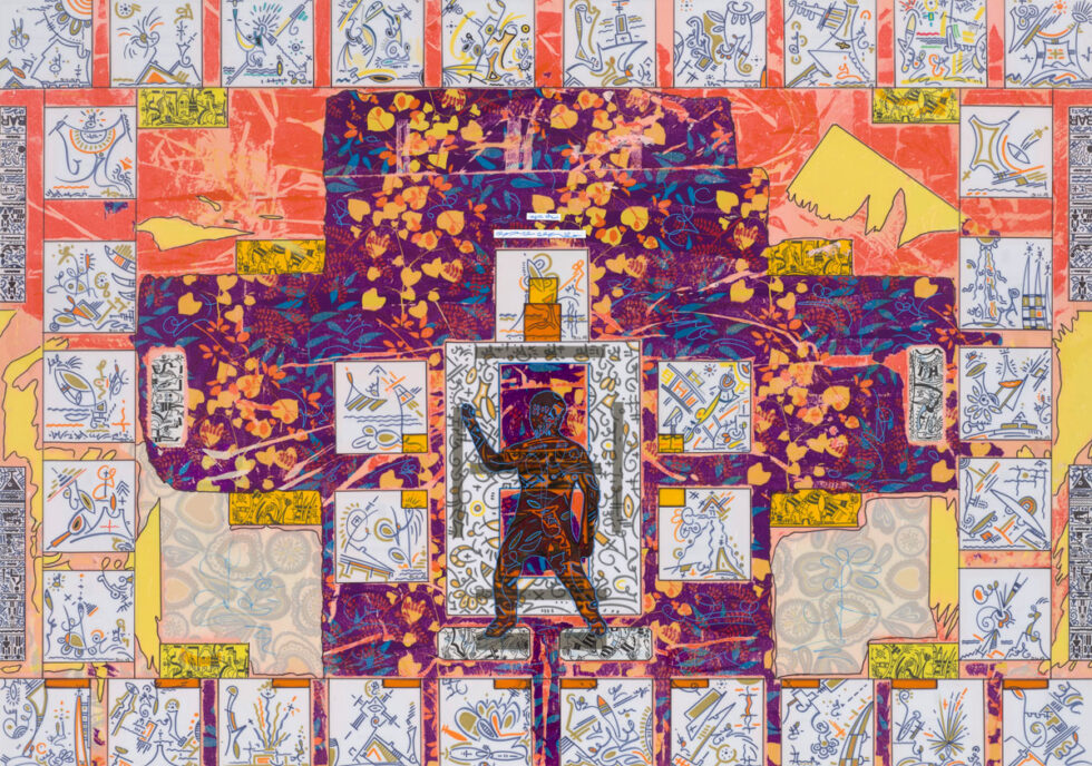 au revoir DeVoCollage 84x119cm Detlef Vordenbäumen 2014 Foto Achim Kukulies