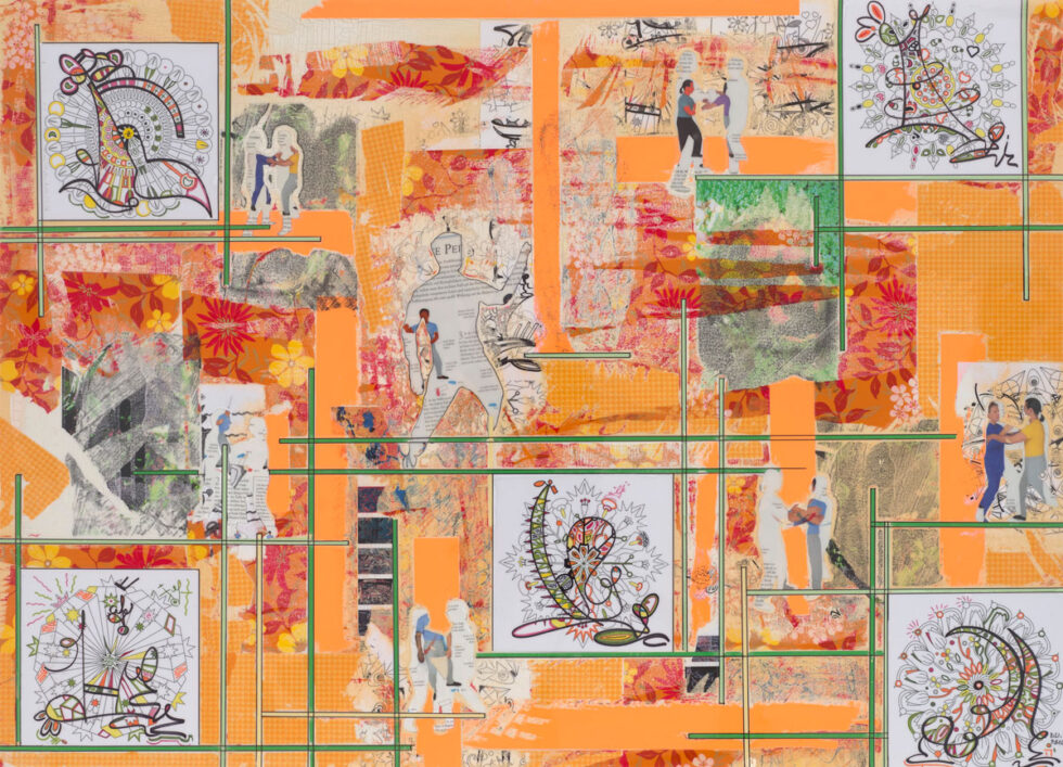 tai zei DeVoCollage 84x119cm Detlef Vordenbäumen 2016 Foto Achim Kukulies